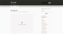 Desktop Screenshot of krodd.com